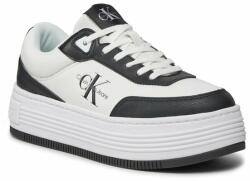 Calvin Klein Sportcipők Calvin Klein Jeans Bold Flatf Low Lace Mix Ml Fad YW0YW01316 Black/Bright White 0GM 39 Női