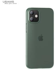 USAMS Gentle matt áttetsző zöld PP (polipropilén) tok Apple iPhone 12 Mini