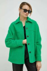 Samsoe Samsoe gyapjú dzseki zöld, átmeneti - zöld M