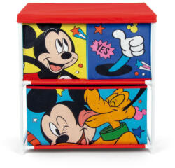 Disney Mickey, Pluto játéktároló állvány 3 rekeszes 53x30x60 cm (ADX15237WD) - kidsfashion