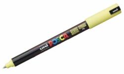 uni Marker Uni PC-1MR Posca 0.7 mm, Varf Fin Metalic, Sunshine Yellow, CCP2