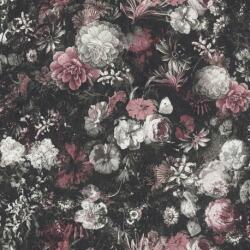 As Creation Tapet negru cu flori vintage
