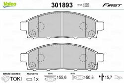 VALEO set placute frana, frana disc VALEO ESSENTIAL 301893 (301893)