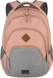 Travelite Basics Backpack Melange Rose/grey Geanta, rucsac laptop