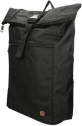 Enrico Benetti Cornell 17 Notebook Backpack Roll Top Black