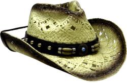 Wild West Store Pălărie Cowboy din Paie WILD WEST SH24435 · Bej