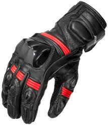 Sixgear Mănuși Moto Bărbați de Vară din Piele Perforată SIXGEAR FIRM · Negru / Roșu