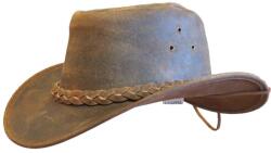 Wild West Store Pălărie Cowboy din Piele Naturală WILD WEST LH22992 · Maro