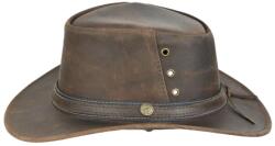 Wild West Store Pălărie Cowboy din Piele Naturală WILD WEST LONGFORD · Maro