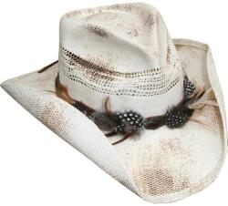 Wild West Store Pălărie Cowboy din Paie WILD WEST S&S CORONA · Alb