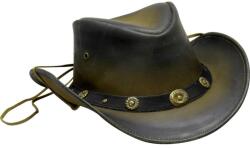 Wild West Store Pălărie Cowboy din Piele Naturală WILD WEST LH22990 · Maro