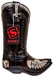 Sendra Boots Cizme Exotice / Cowboy Unisex SENDRA BOOTS 2720 Florentic Fuchsia Boa · Negru / Maro