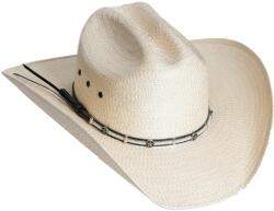 Wild West Store Pălărie Cowboy din Paie WILD WEST CURTIS · Alb