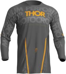 Thor MX Tricou Enduro - Cross THOR PULSE MONO 2023 · Gri / Galben