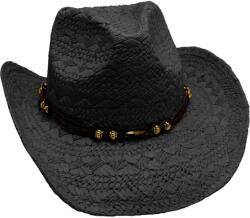Wild West Store Pălărie Cowboy din Paie WILD WEST SH24462 · Negru