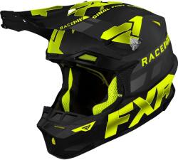 FXR Racing Cască Enduro - Cross - Snowmobil FXR RACING BLADE RACE DIV · Negru Mat / Galben-Fluo