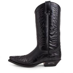 Sendra Boots Cizme Cowboy SENDRA BOOTS 3241 · Cuervo Flora Negro-Sprinter Negro · Negru