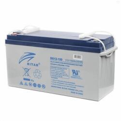 Ritar Оловна гелова батерия RITAR (DG12-150), 12V, 150Ah, F12/M8, За соларни системи (RITAR-DG12-150) - Allstore