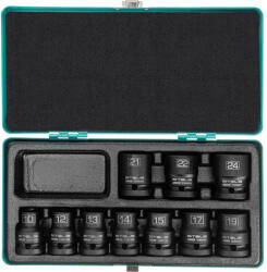 STELS 10- 24 mm 6 részes gépi dugókulcs készlet fém kofferben professional (13997)