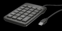 TRUST Xalas USB Numeric Keypad, neagra (TR-22221) - emida