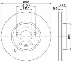 MTR Disc frana MTR 12108567 (12108567) - automobilus