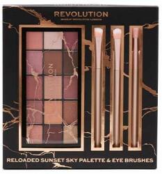 Revolution Beauty Makeup Revolution Reloaded Sunset Sky paletta és eye brush szett