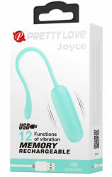 Orion Joyce - Ou vibrator cu 12 vibrații, turcoaz, 7.8 cm