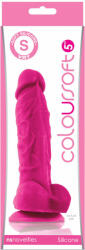 Orion ColourSoft 5" - Dildo Realistic din Silicon Roz, 17 cm Dildo