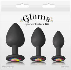 Orion Glams - Set dopuri anale, negru