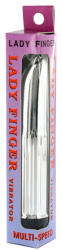 Orion Lady Finger - Vibrator clasic, argintiu, 8 cm Vibrator