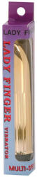 Orion Lady Finger - Vibrator clasic, auriu, 12 cm Vibrator