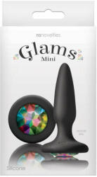 Orion Glams Mini Rainbow Gem - Dop Anal cu Diamant, 8.5 cm