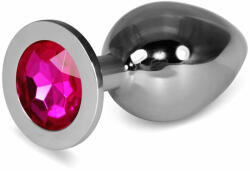 Orion Rosebud Classic Metal Plug L Fuchsia - Dop Anal Metalic, 10 cm