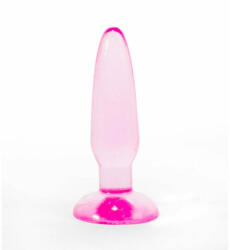 Orion Fantezia Începe Aici - Butt Plug Roz din PVC cu Ventuză, 15 cm