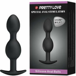 Orion Heavy Balls - Dop anal din silicon, 12.5 cm