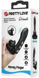 Orion Orlando - Manșon pentru deget cu vibrații, negru Vibrator