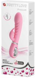 Orion Prescott - Vibrator iepuraș, roz, 20 cm Vibrator