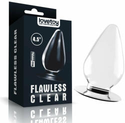 Orion Flawless Clear - Dop Anal Transparent, 11.5 cm