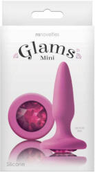 Orion Glams Mini Gem - Dop Anal Roz cu Diamant, 8.5 cm