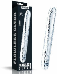 Orion Flawless Clear Double - Dildo Dublu Transparent, 30 cm Dildo