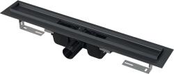 Alcadrain Rigola dus faiantabila neagra, iesire laterala 850 mm Alcadrain APZ1BLACK-850 (APZ1BLACK-850)