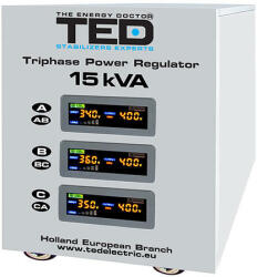 Ted Electric STABILIZATOR TENSIUNE TRIFAZAT SERVO Ted Electric 15KVA (TED-SVC15000)