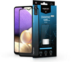 Samsung A326B Galaxy A32 5G edzett üveg képernyővédő fólia - MyScreen Protector Diamond Glass Lite Edge2.5D Full Glue - fekete