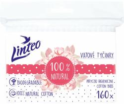 Linteo Natural Cotton Buds bețișoare din bumbac în săculeț 160 buc