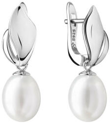 Silvego Cercei din argint cu perle albe adevărate Maeve GRP19481EW
