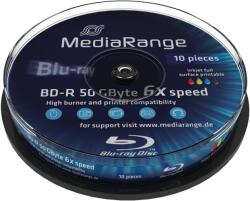 MediaRange Mediu optic MediaRange BD-R DL 50GB 6x 10 bucati Printabil (MR509)