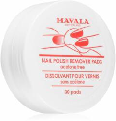  Mavala Nail Polish Remover Pads tamponok aceton nélkül 30 db