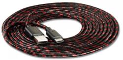 SNAKEBYTE USB 2.0 Type C Átalakító Fekete-Piros 3m SB910791 (SB910791)