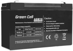 Green Cell Acumulator stationar Green Cell AGM 6V 10Ah VRLA plum acid baterie fara mentenanta (AGM16)