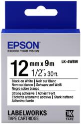 Epson LK-4WBW fehér alapon fekete eredeti címkeszalag (C53S654016) - onlinetoner